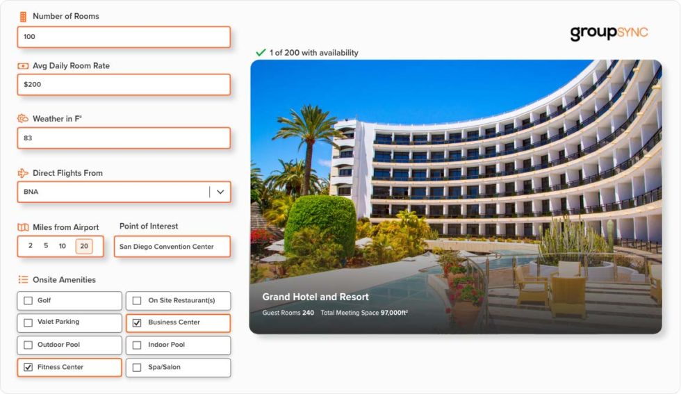 group travel hotel booking