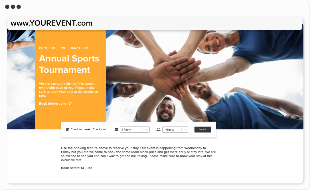 sport-event-planner-solution-website