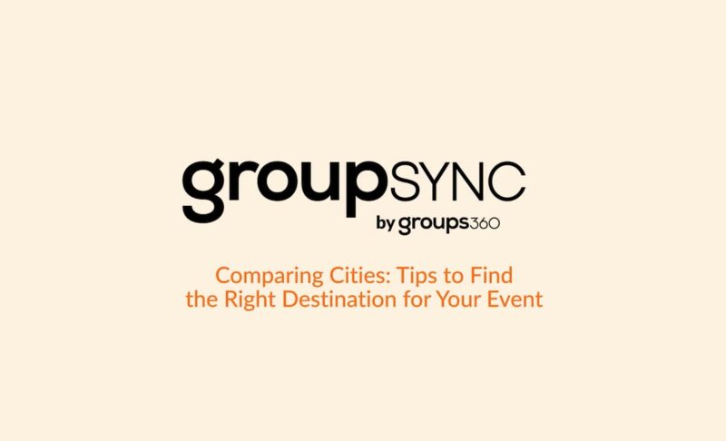 GroupSync Demo: Find the Right Destination for Your Event