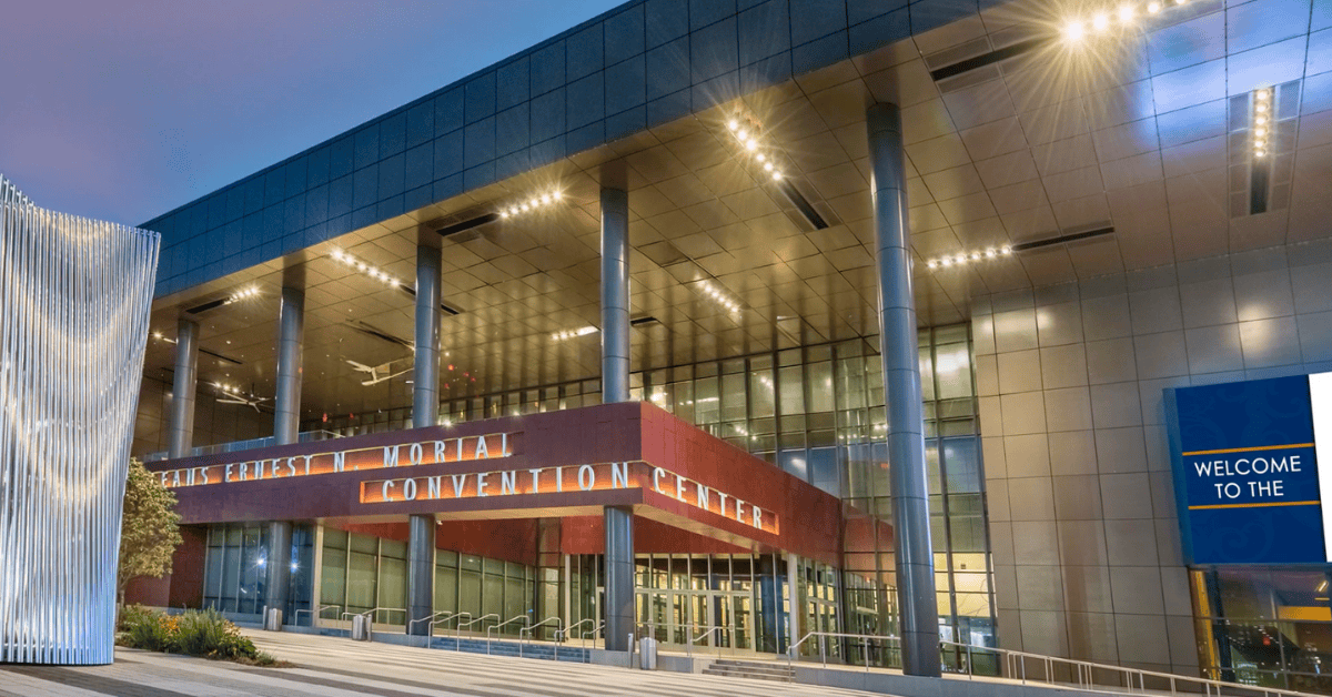 GroupSync | New Orleans for Group Travel | Front entrance of the Ernest N. Morial Convention Center