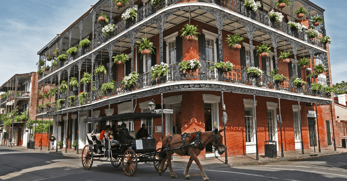 New Orleans French Quarter Carriage