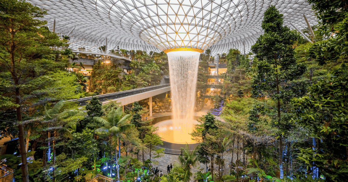 Jewel Changi Airport in Singapore