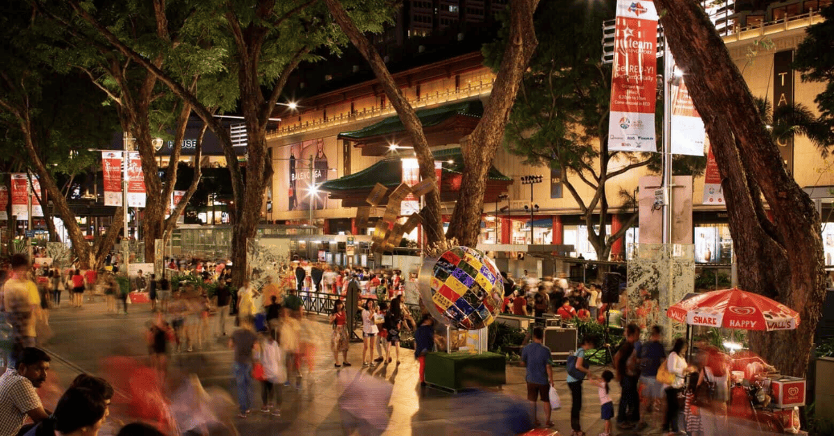 Shopping on Orchard Road in Singapore