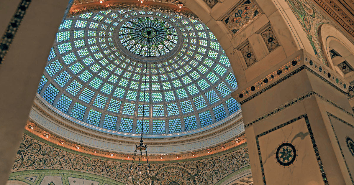 Chicago Cultural Center Tiffany dome