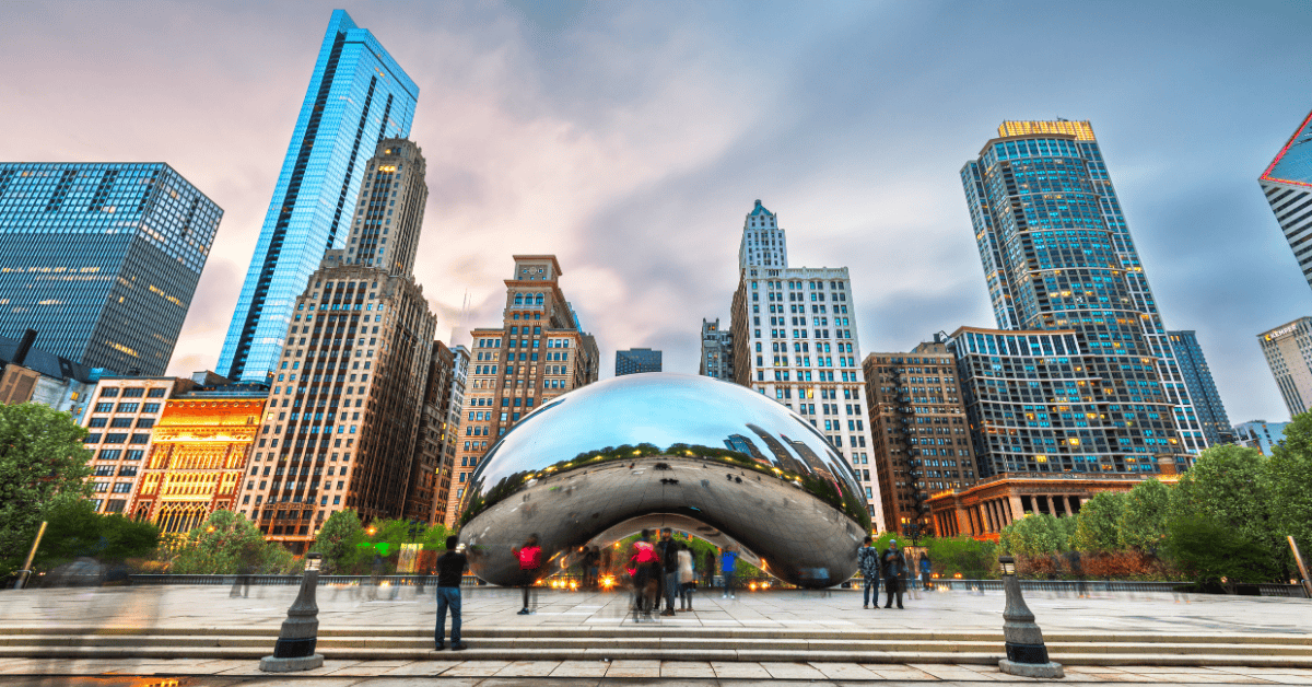 Millennium Park and The Bean