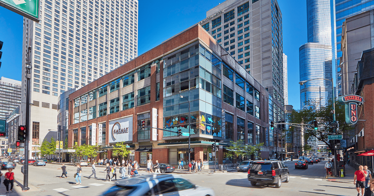 The Magnificent Mile North Michigan Ave shopping in Chicago