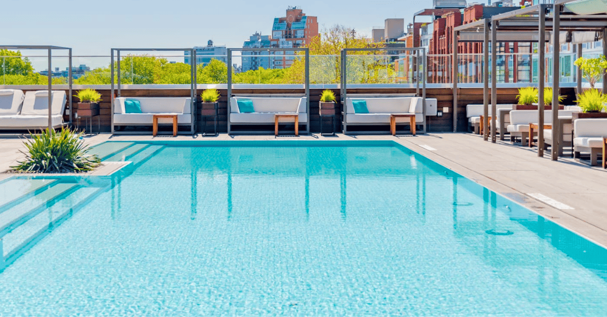 The William Vale Brooklyn NY The William Vale Brooklyn, NY hotel rooftop pool
