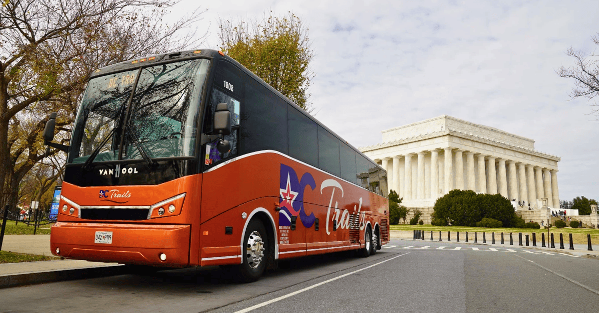 DC Trails charter buse