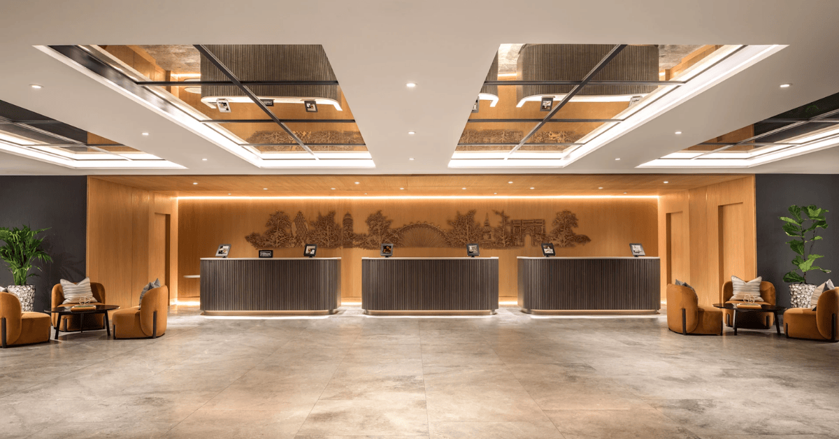 Hilton London Metropole lobby