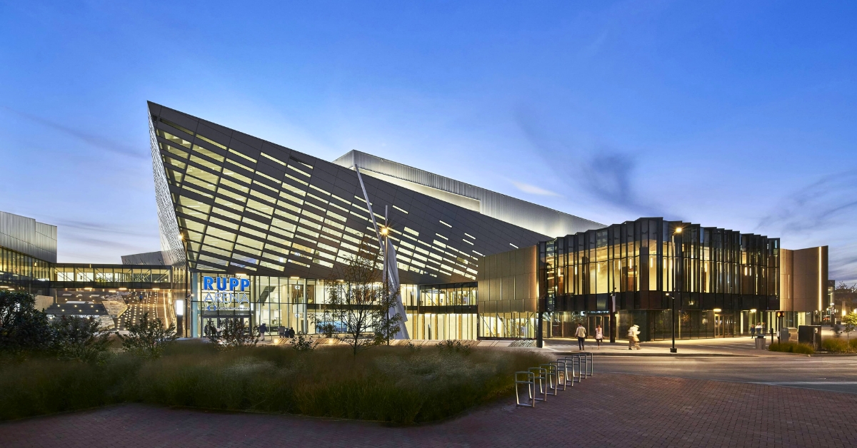 Rupp Arena at Central Bank Center arena located in downtown Lexington Kentucky