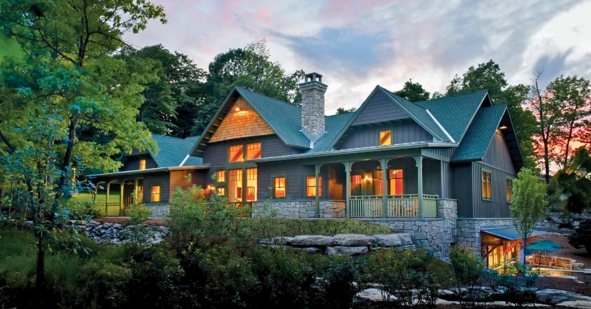 Mohonk Mountain House Grove Lodge evening