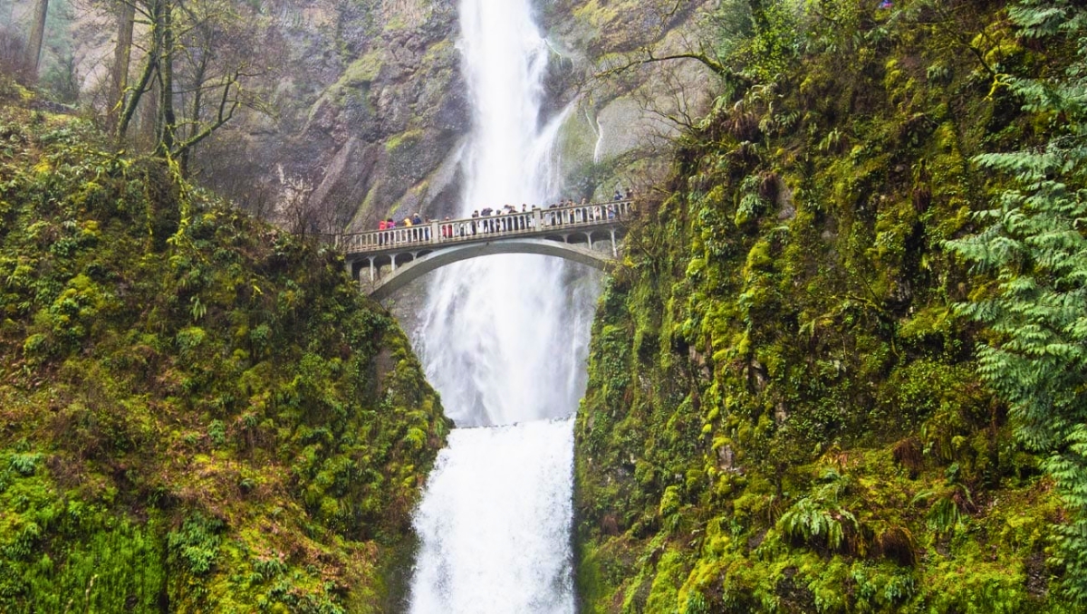 Multnomah Falls and the Columbia River Gorge